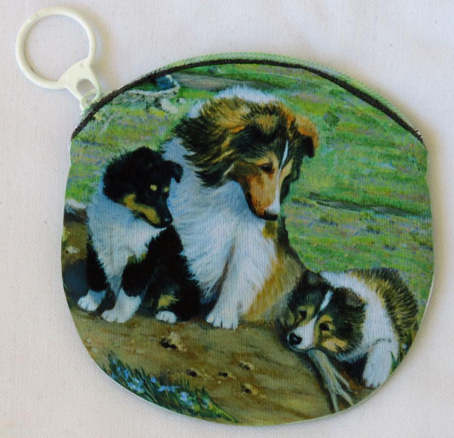 Sheltie 3B coin purse side 2